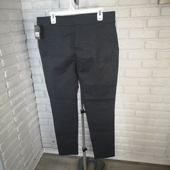 NWT Eddie Bauer Ladies Size 14 Side Zip Dark Grey Moisture Wicking Pants - Picture 2 of 13
